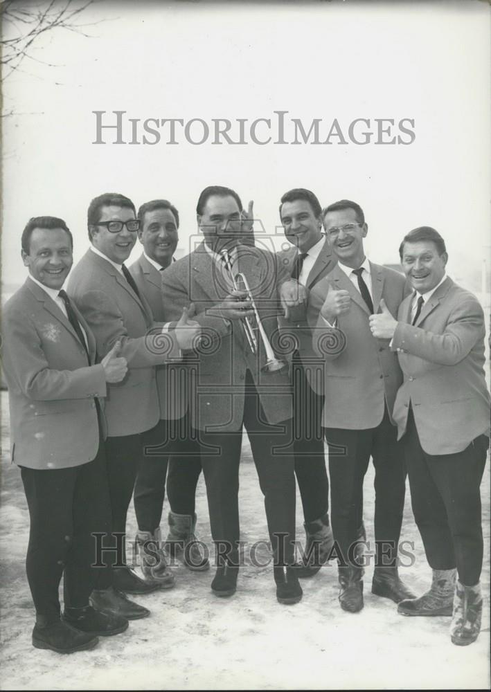 1964 Press PhotoMax Schmeling and Hasy Osterwald play jazz. - Historic Images