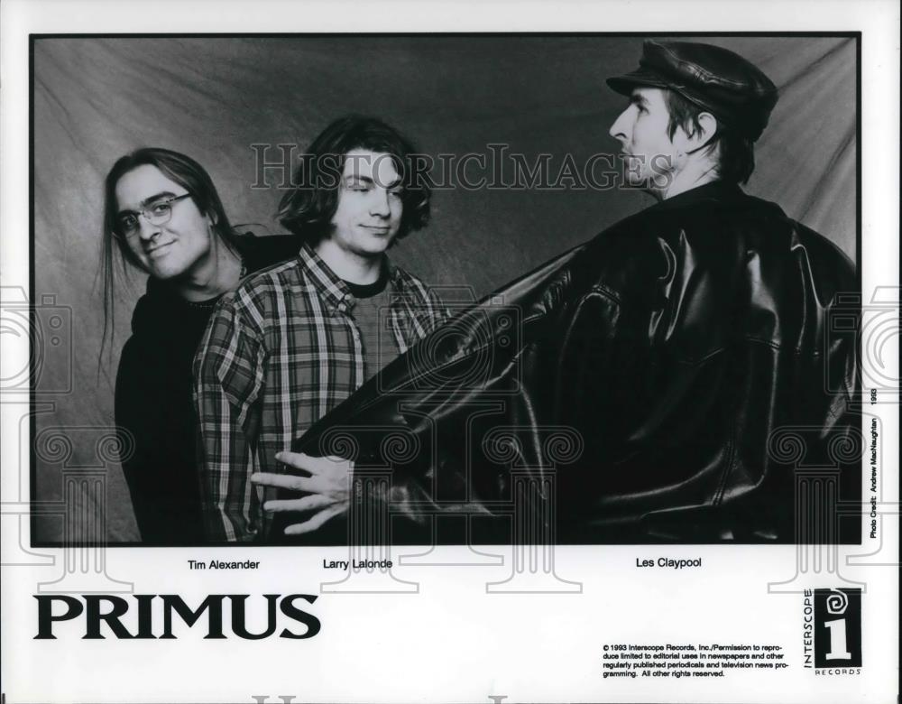 1994 Press Photo Tim Alexander Larry Lalonde Les Claypool Primus Rock Band - Historic Images