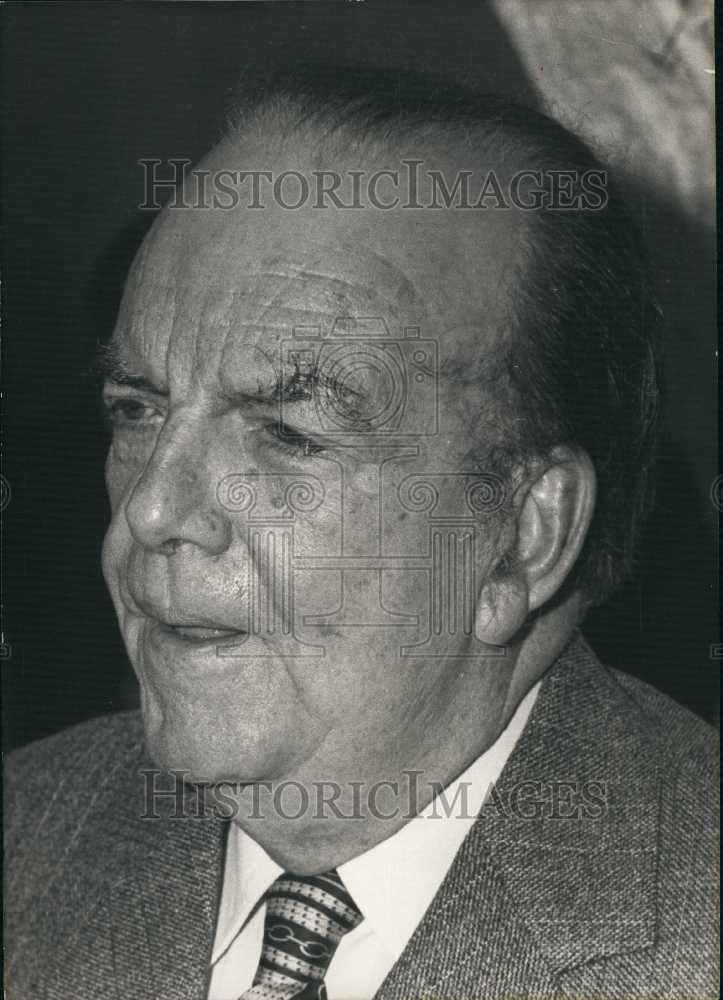 Press Photo Mr Jacques Chabannes,writer & author - Historic Images