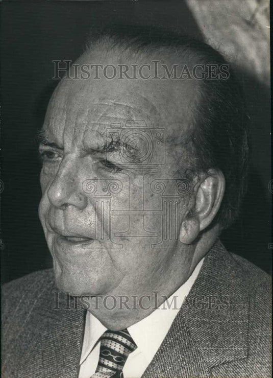 Press Photo Mr Jacques Chabannes,writer & author - Historic Images