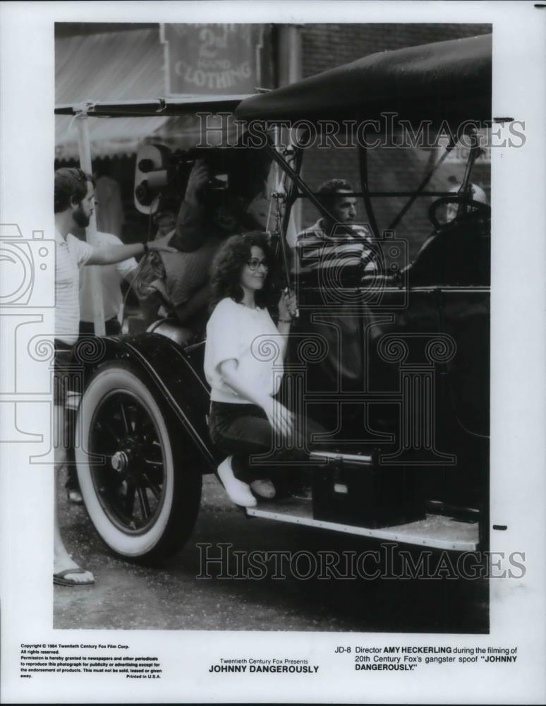 1985 Press Photo Amy Heckering in "Johnny Dangerously" - cvp20984 - Historic Images