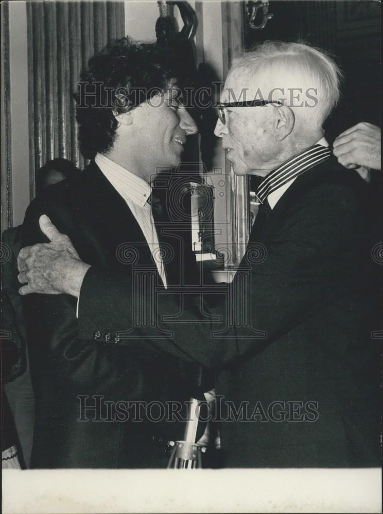 1981 Press Photo King Vidor and Jack Lange - Historic Images