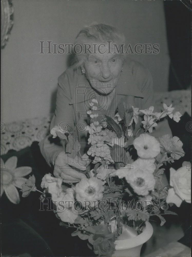 1984 Press Photo, Graziella Inzirillo Oldest French Person - Historic Images