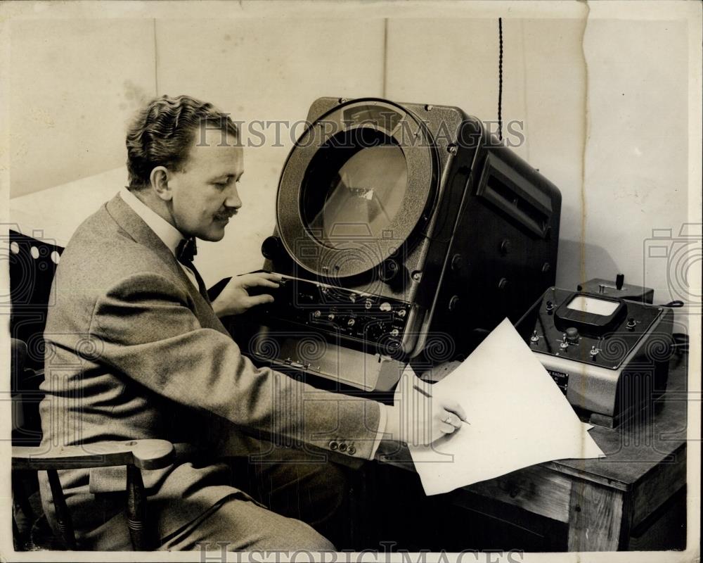 1955 Press Photo Radar Scanner To Aid Weather Forecasting - Historic Images