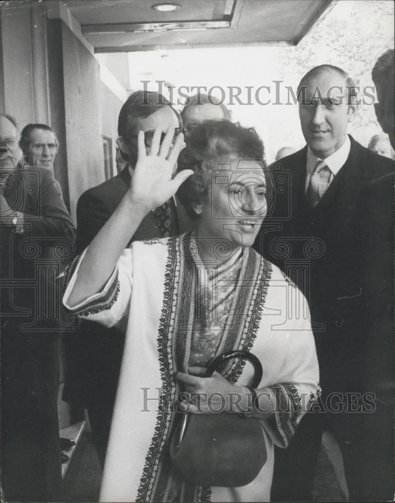 1971 Press Photo Mrs. Gandhi, India&#39;s Prime Minister - Historic Images