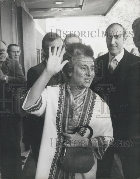 1971 Press Photo Mrs. Gandhi, India's Prime Minister - Historic Images
