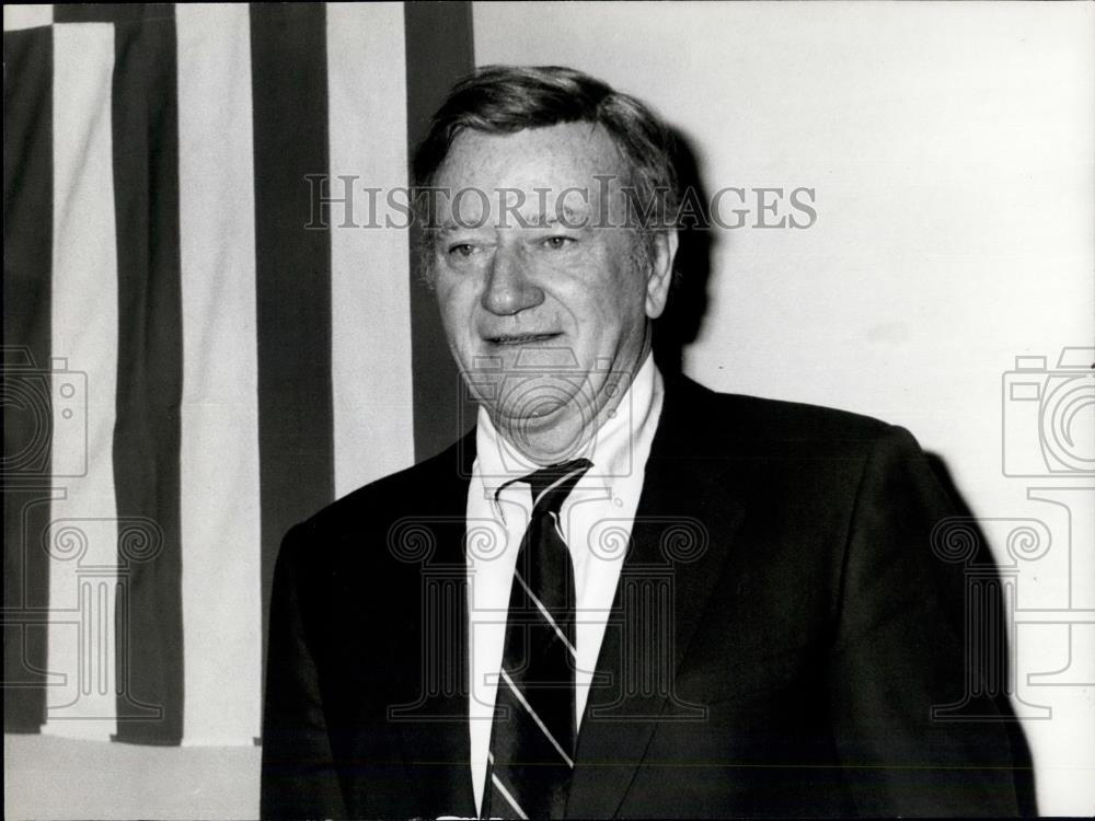 1975 Press Photo John Wayne - Historic Images