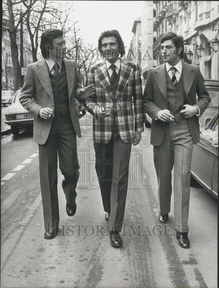 1974 Press Photo, Guy Laroche Men's Ready-to-Wear Collection - Historic Images