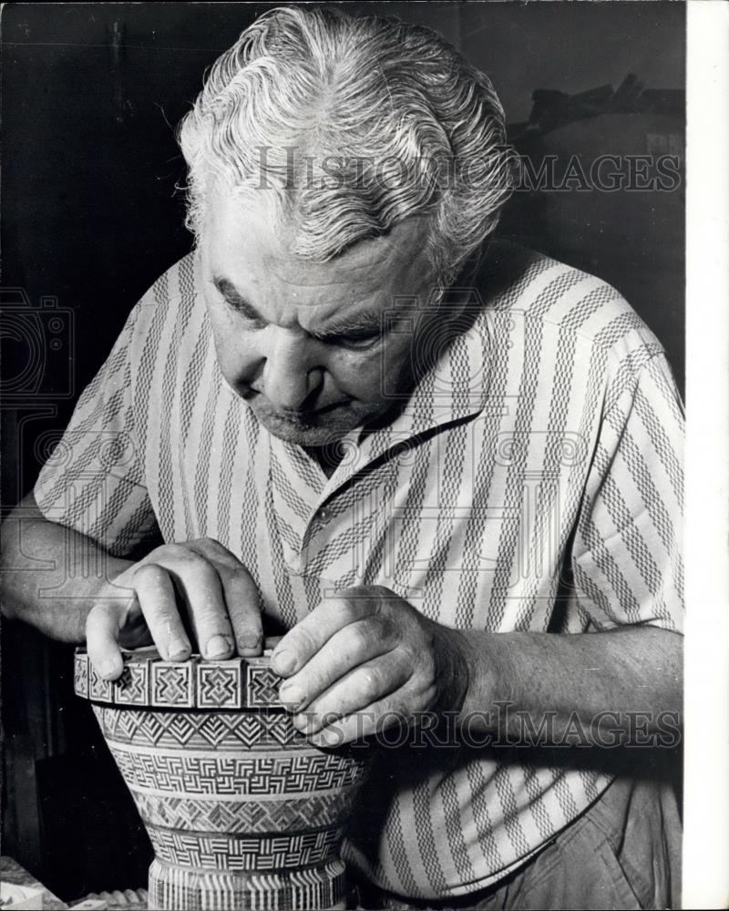 Press Photo Works of Art - From Wood Pieces by Jan Vayra - Historic Images