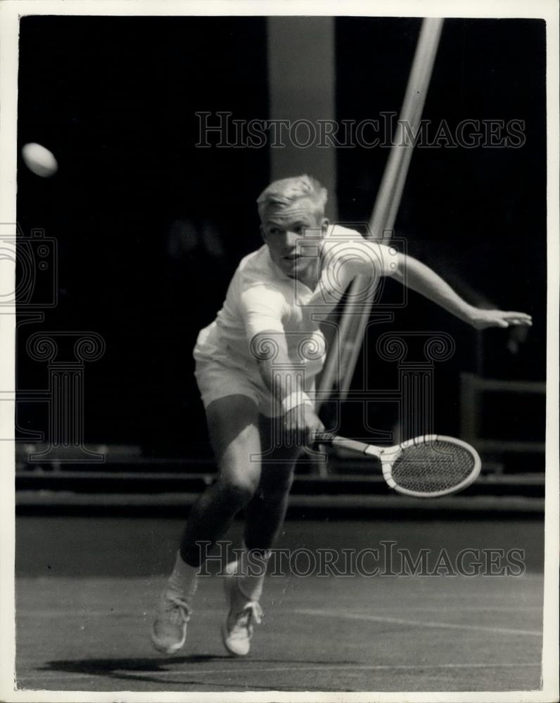 1962 Press Photo C.L. Crawford of USA at Wimbledon First Day - Historic Images