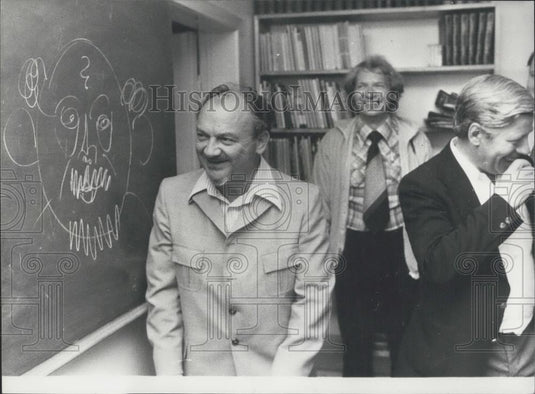 Press Photo Helmut Schmidt and Anker Jorgensen - Historic Images