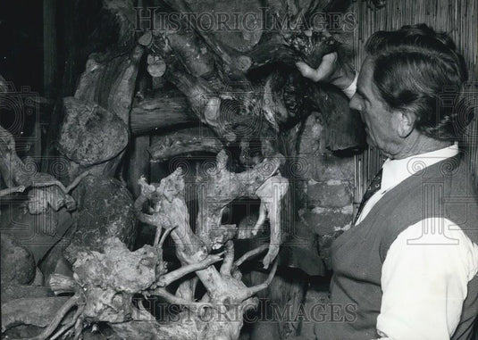 Press Photo "Art from Roots" - Wittenbecher. - Historic Images
