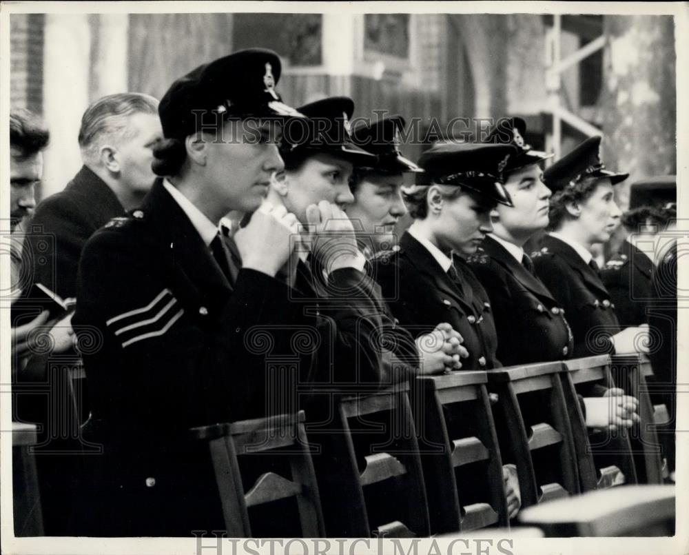 1953 Press Photo requiem mass at Westminster Cathedral for Police Guild - Historic Images