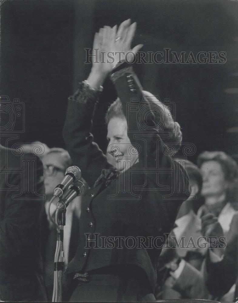 1978 Press Photo Mrs. Thatcher , Conservative Party Conference at Blackpool - Historic Images