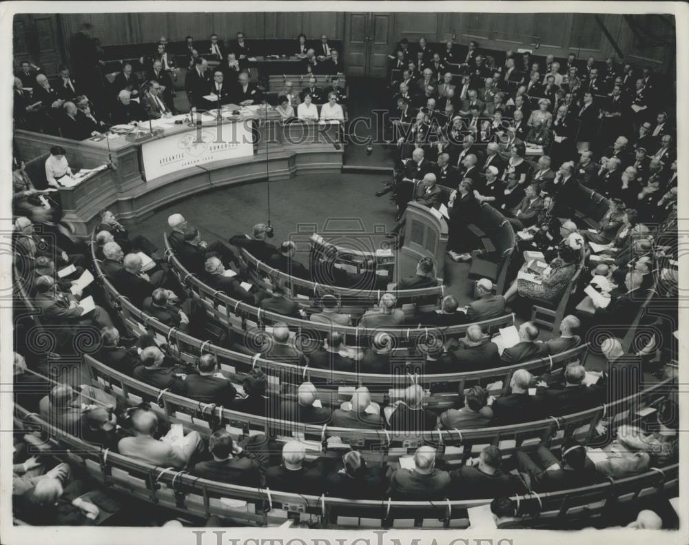 Press Photo Conference at Church House, Westminster - Historic Images