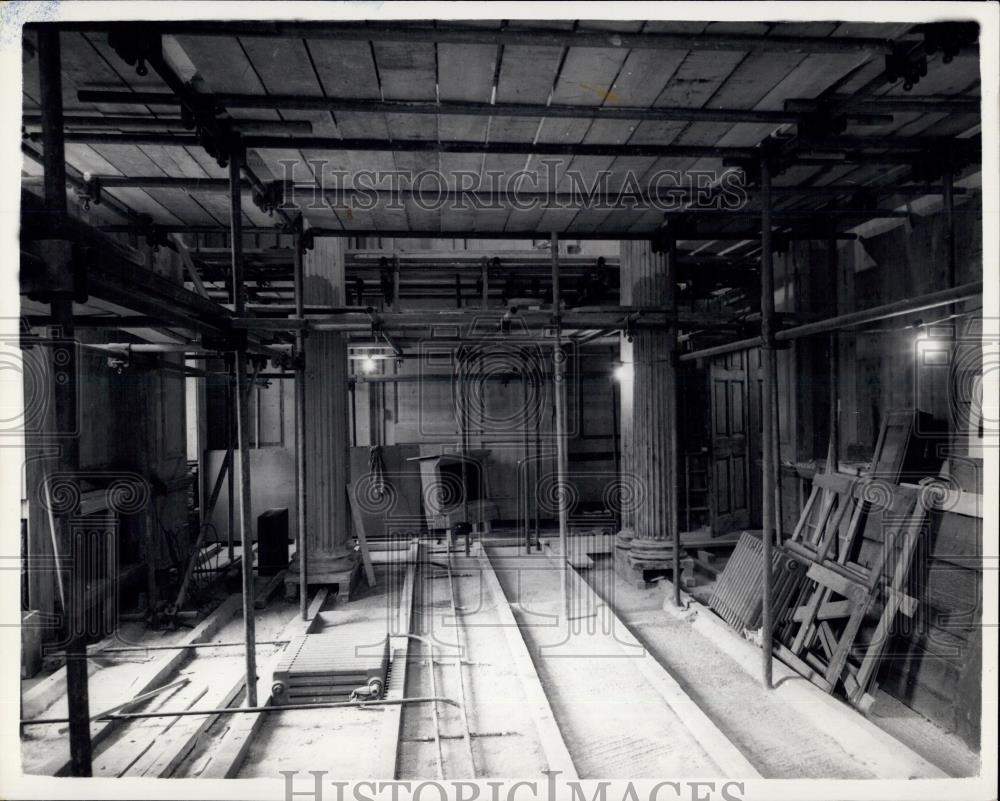 1962 Press Photo No 10 Downing St During Reconstruction - Historic Images