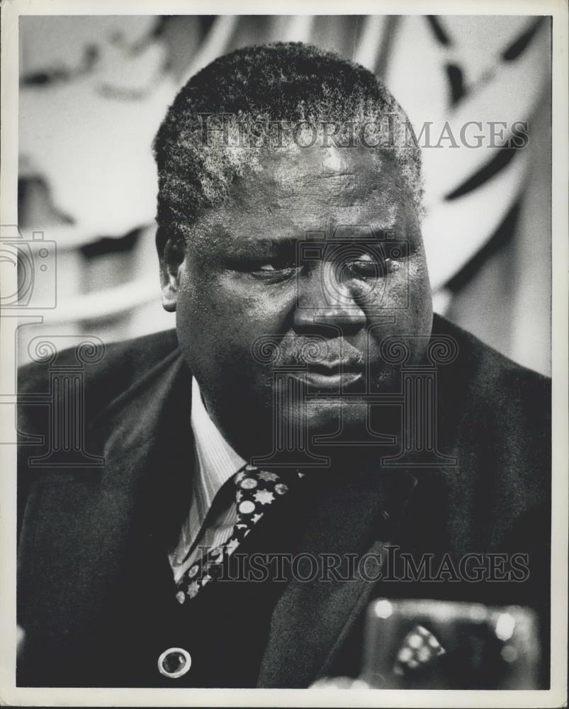 1978 Press Photo Joshua Nkomo, President, Zimbabwe African People's Union - Historic Images