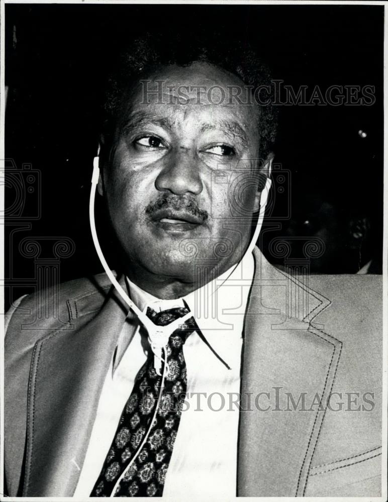 Press Photo President Jaafer el-Numeiry of Sudan - Historic Images