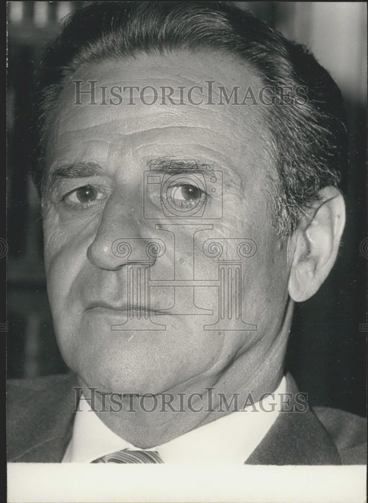 Press Photo French Minister for Infrastructure and Planning Fernand Icart - Historic Images