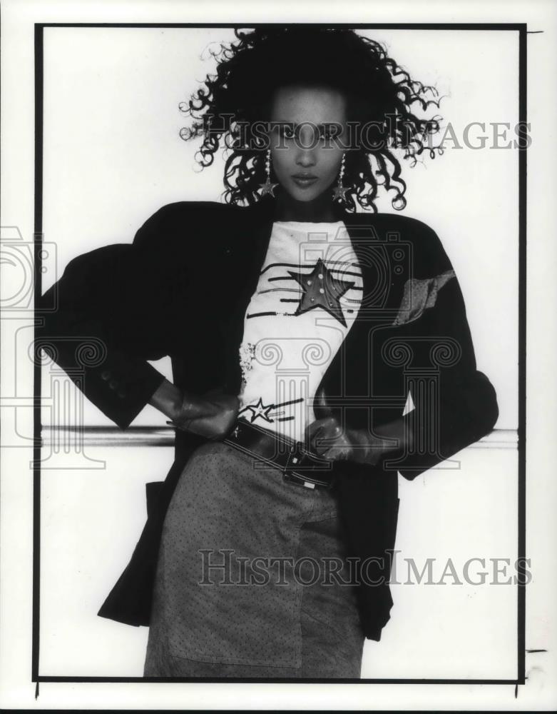 1987 Press Photo Iman Somali Supermodel Fashion Model and Actress - cvp24333 - Historic Images