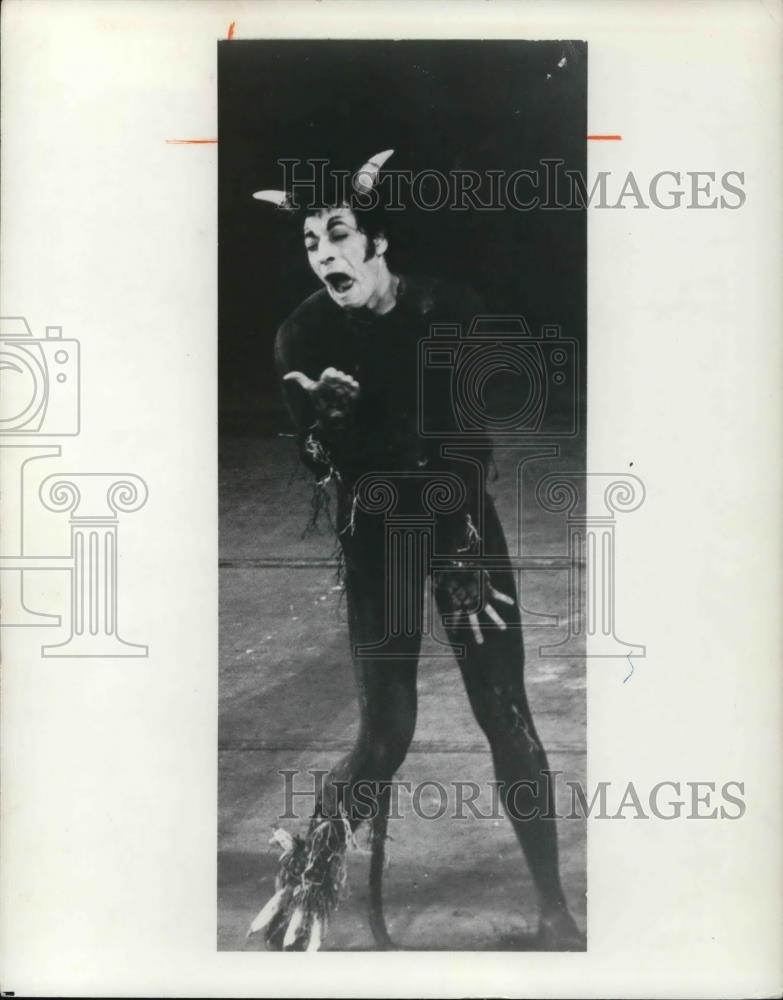 1978 Press Photo Dennis Nahat as The Devil in Three Virgins and a Devil - Historic Images