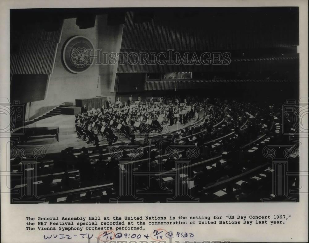 1967 Press Photo General Assembly Hall at United Nations - cvp20001 - Historic Images