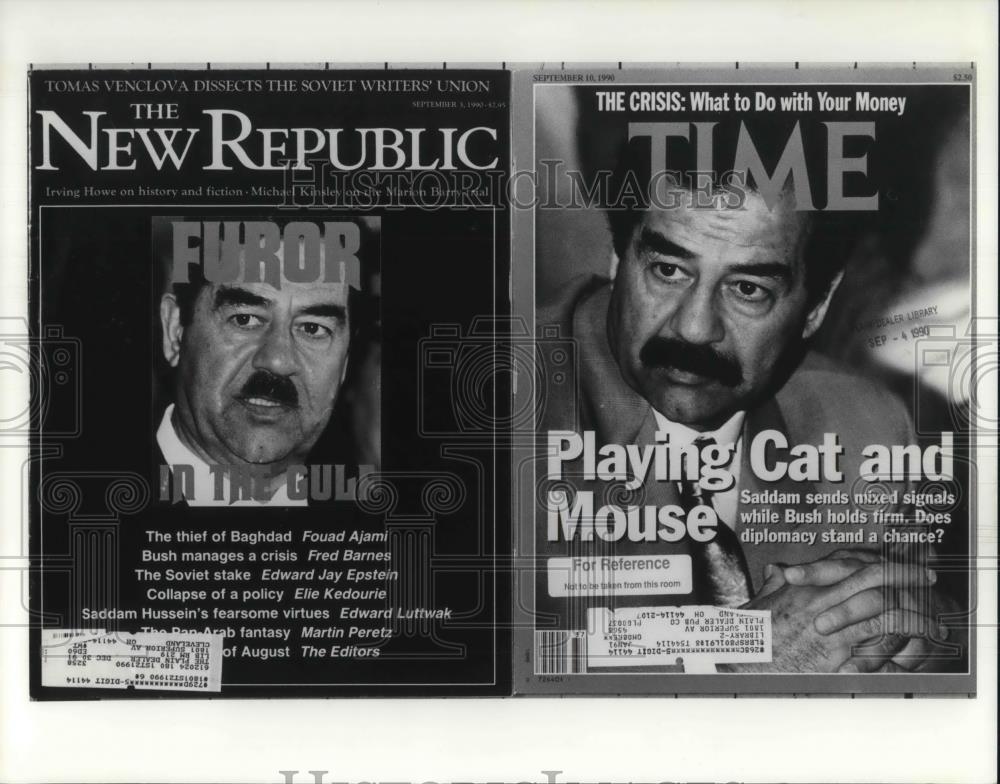 1991 Press Photo Saddam Hussein - cvp23838 - Historic Images