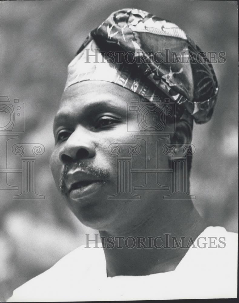 1977 Press Photo Head of State of Nigeria., Lt. General Qluseoun Obasanjo - Historic Images