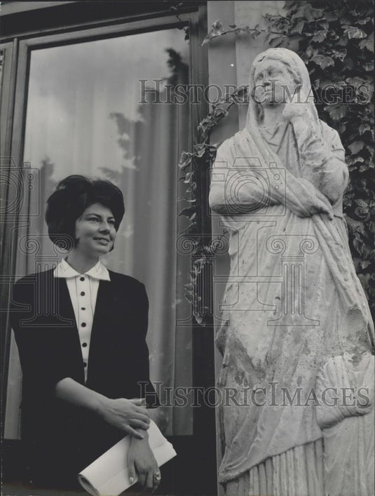1963 Press Photo Iranian Princess Soraya - Historic Images