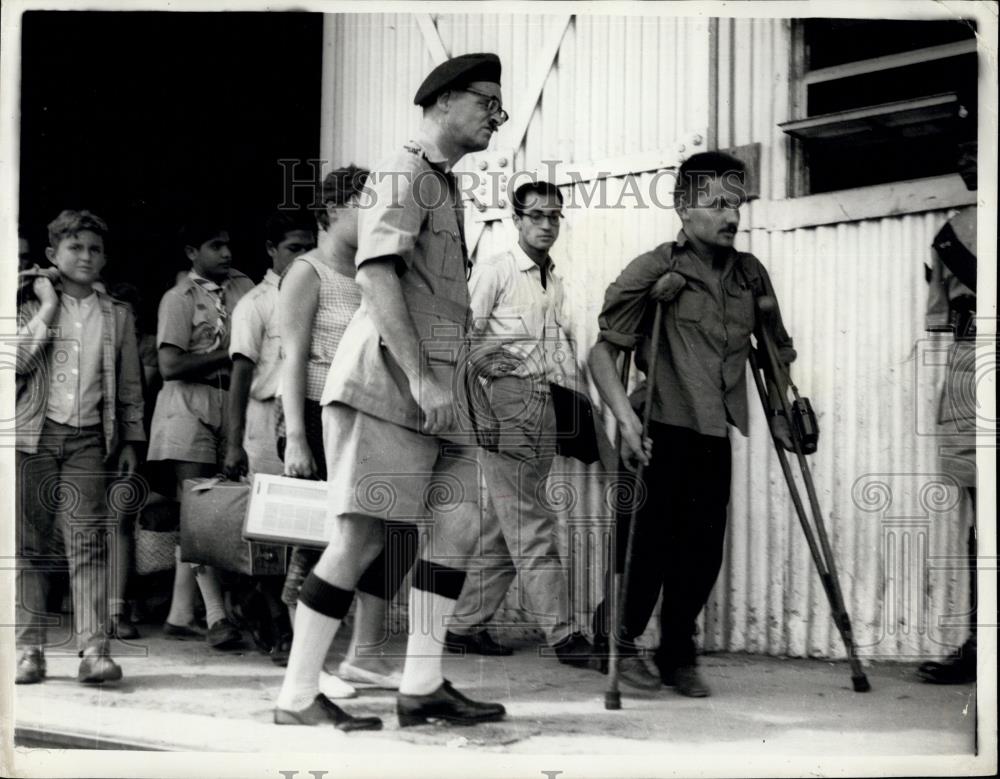 1960 Press Photo Refugees From Congo Arrive In Dar Es Salaam - Historic Images