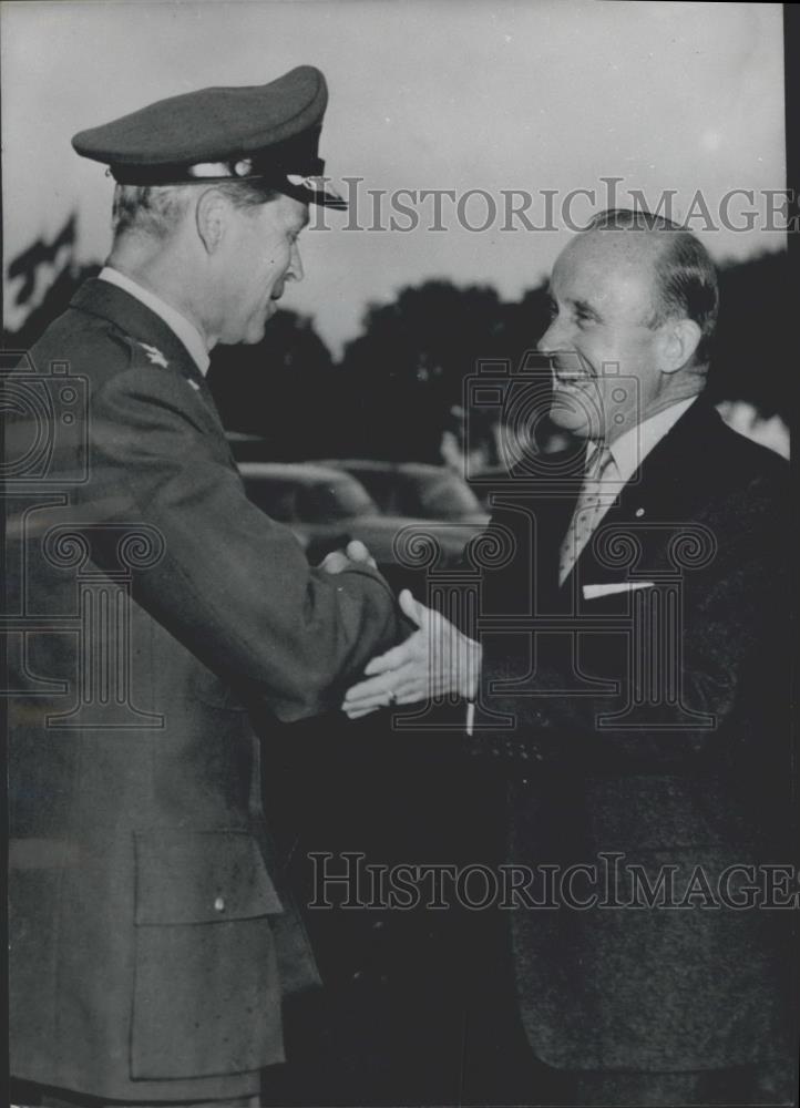 Press Photo General Alfred M. Gruenther, President of the American Red Cross - Historic Images