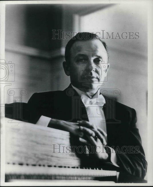 1972 Press Photo Albert Fuller American Harpsichordist Conductor and Teacher - Historic Images