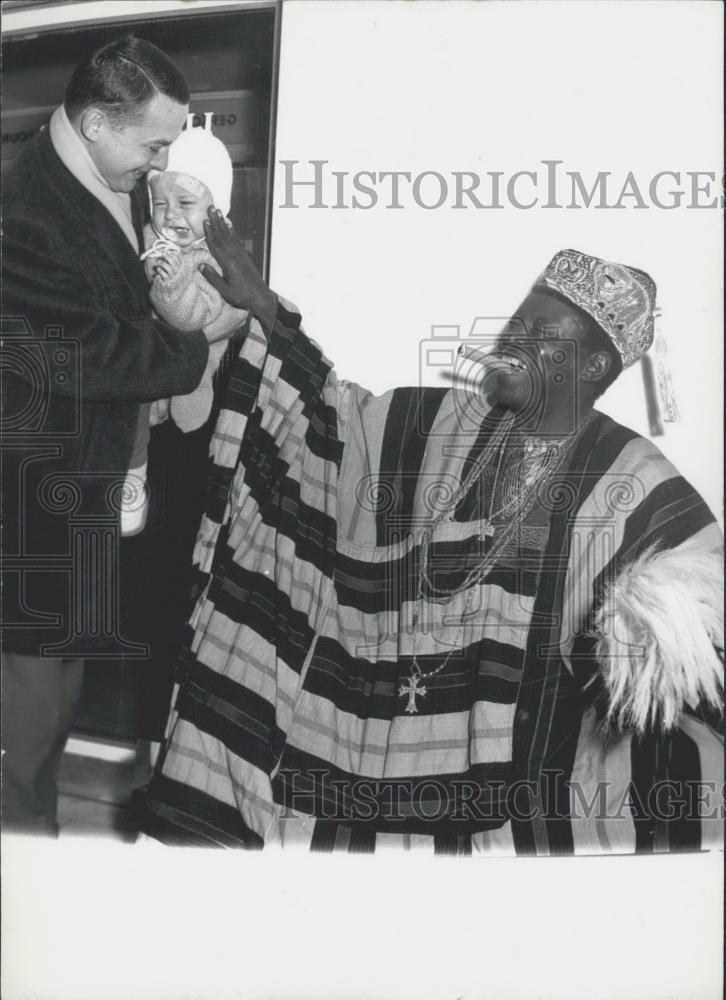 1962 Press Photo Chief Ben Oluwole, Viceroy of Legos - Historic Images