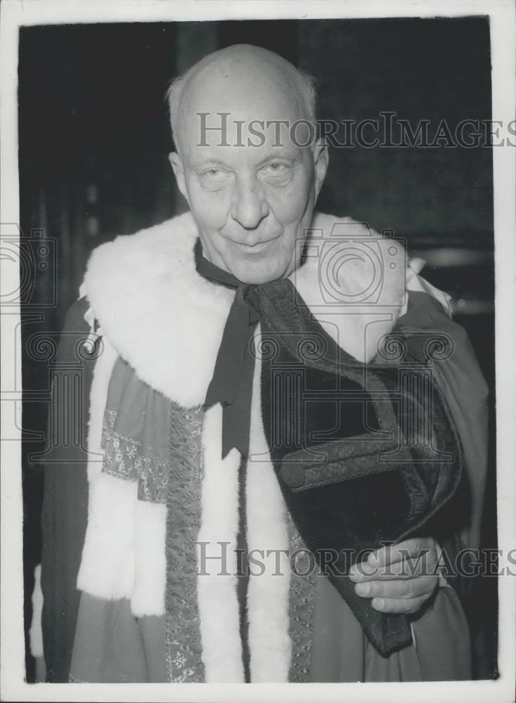 1960 Press Photo House Of Lords.:Mr. Hugh Dalton the new life Peer - Historic Images