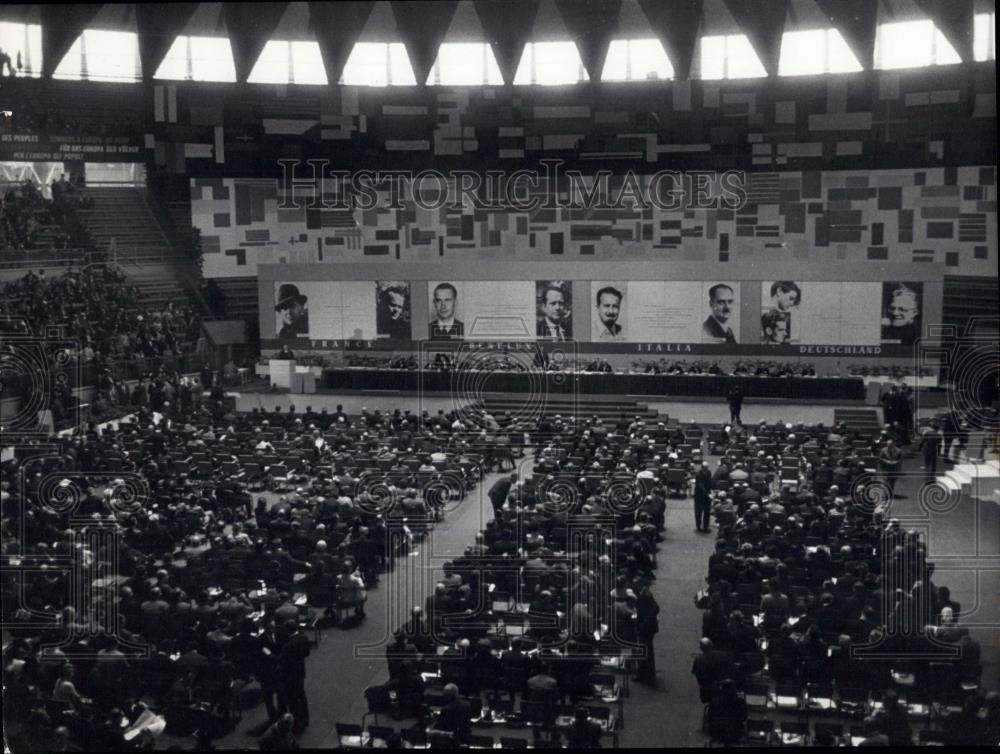 1964 Press Photo general View of Palasport in Rome During Inaguration - Historic Images