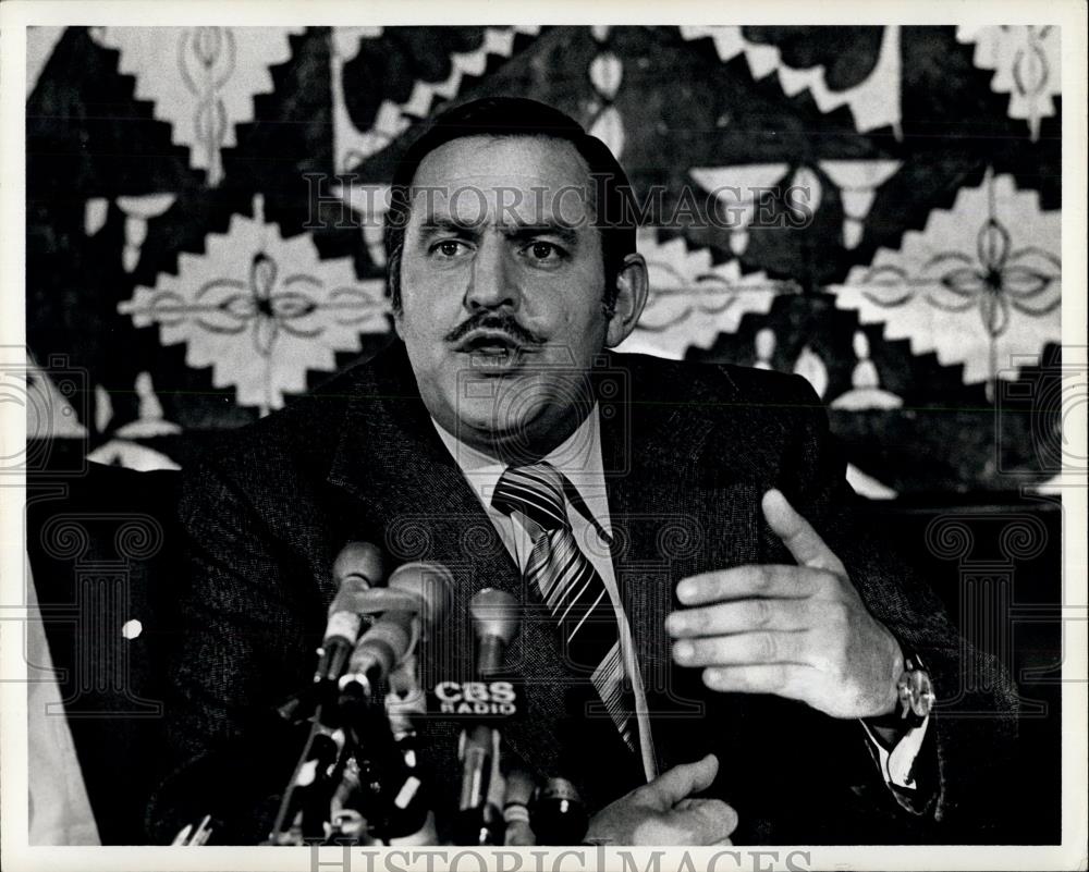 1978 Press Photo South African foreign Minister at UN Plaza Hotel - Historic Images