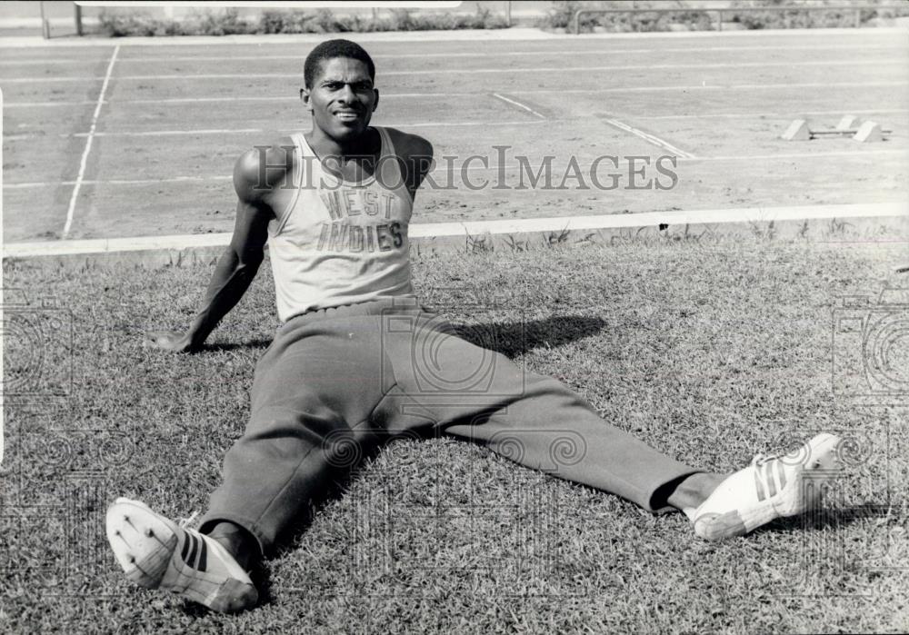 1960 Press Photo world 400 metres record holder,Spence at Olympics - Historic Images