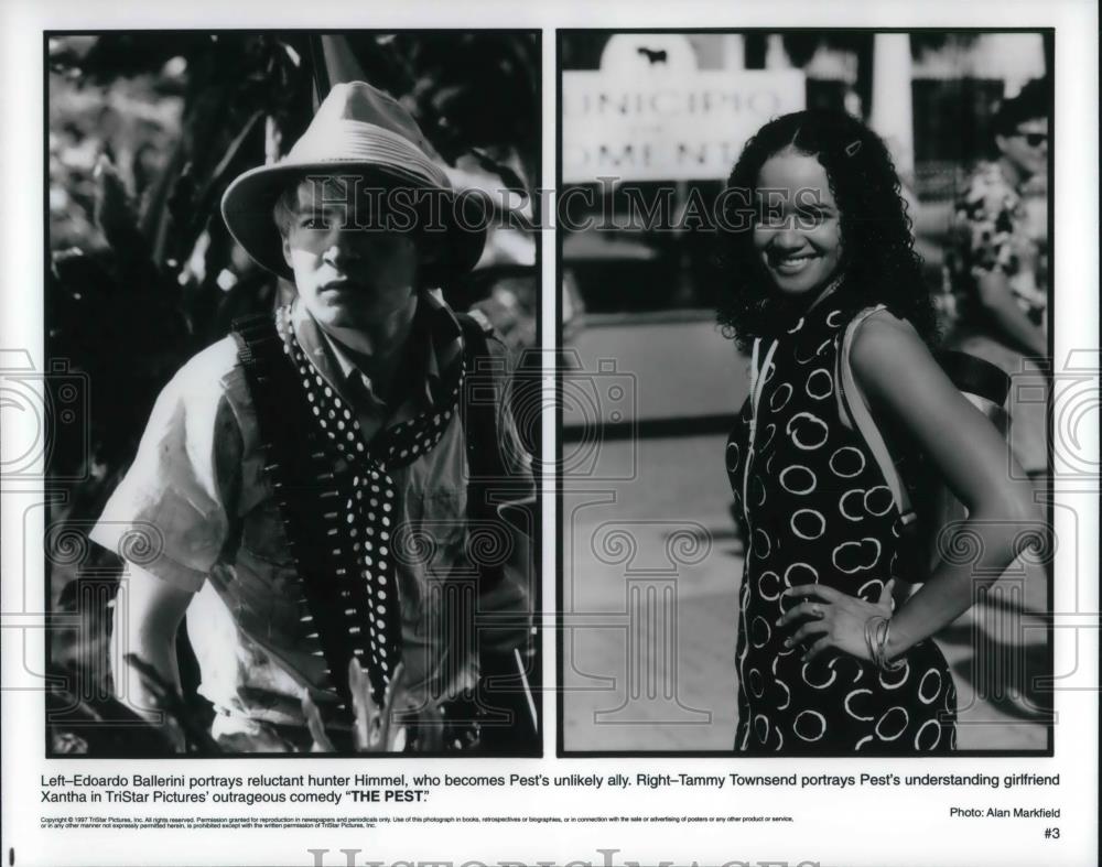 1997 Press Photo Edoardo Ballerini and Tammy Townsend in &quot;The Pest&quot; - cvp23030 - Historic Images