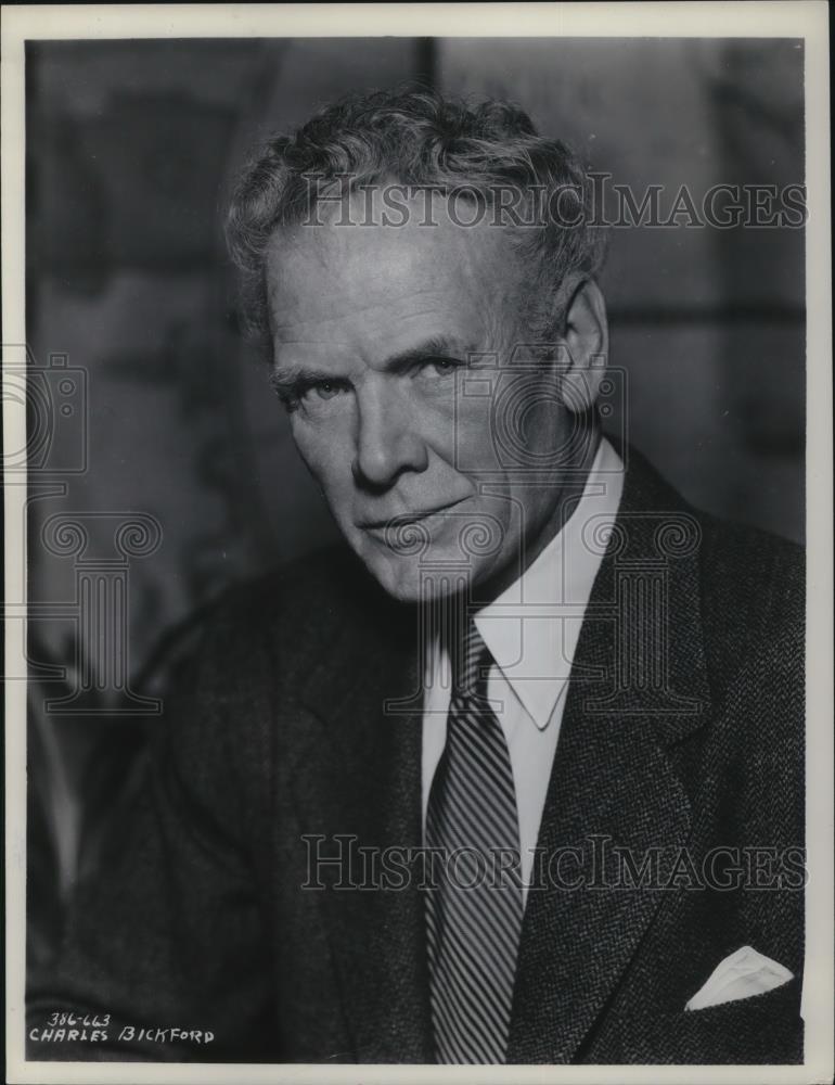 1954 Press Photo Charles Bickford - cvp21902 - Historic Images