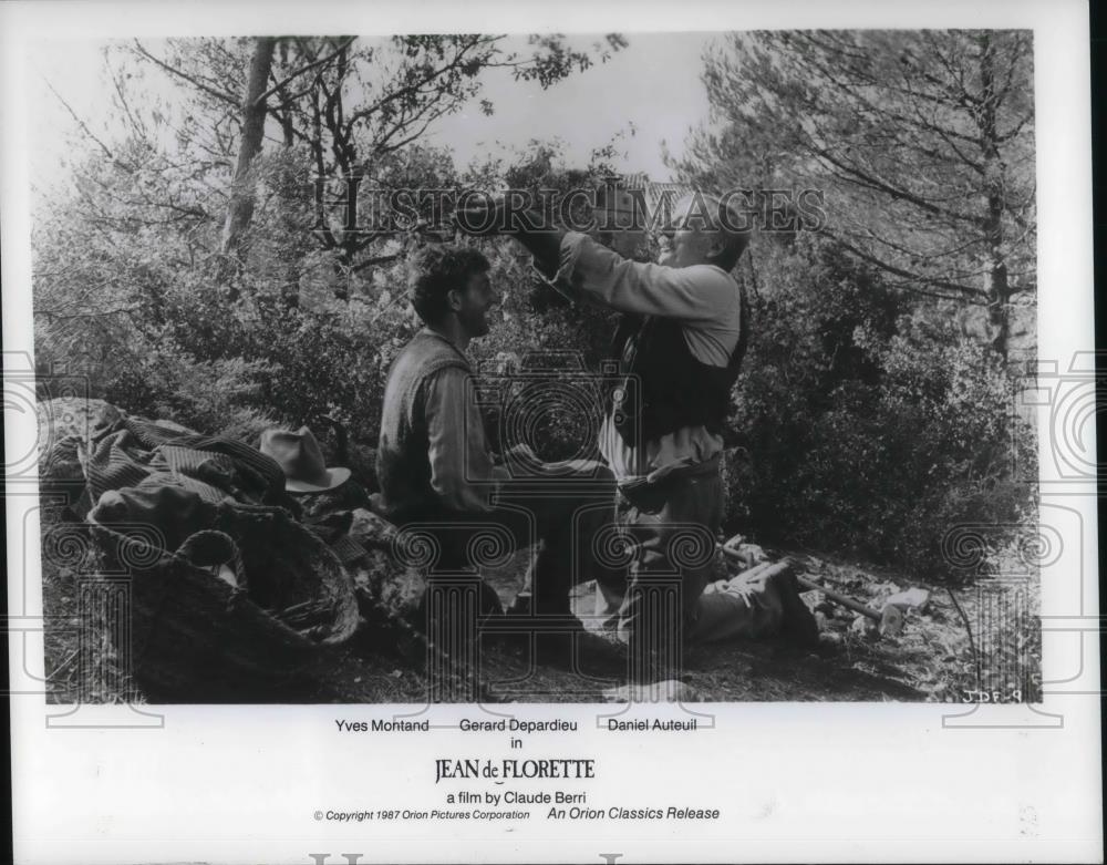 1997 Press Photo Daniel Auteuil and Yves Montand in Jean de Florette - cvp23110 - Historic Images