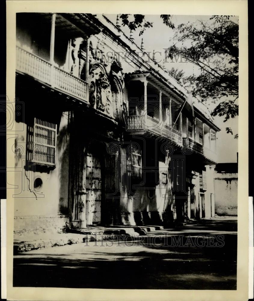 Press Photo Palace Of The Inquisition, Colombia South America - Historic Images