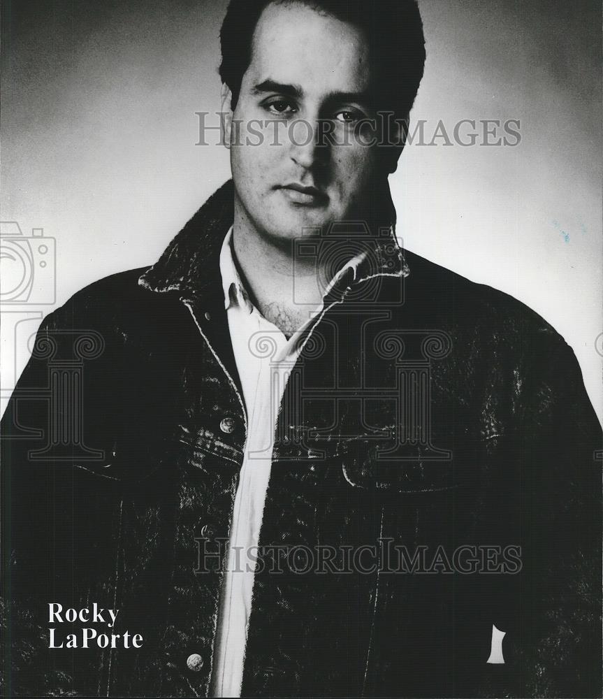 1990 Press Photo Rocky LaPorte American Stand-Up Comedian - cvp26583 - Historic Images