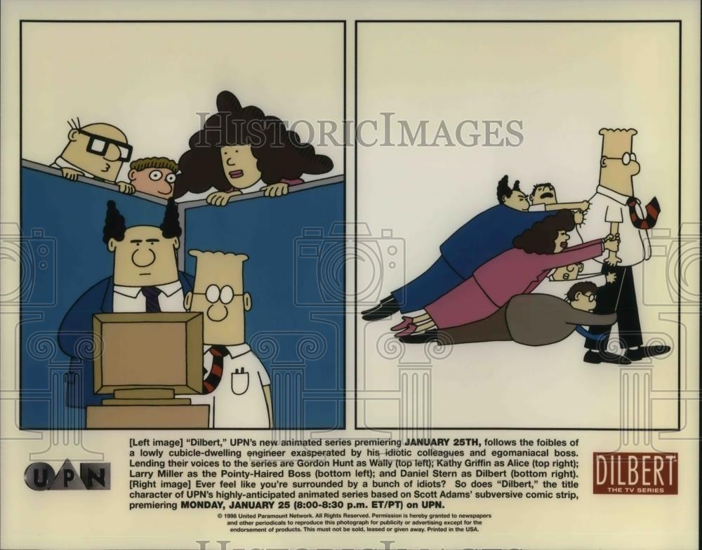 1998 Press Photo Wally Alice Dilbert on Dilbert - cvp22572 - Historic ...