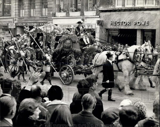1968 Press Photo Sir Charles Trinder in the Annual Lord Mayor's Show - Historic Images