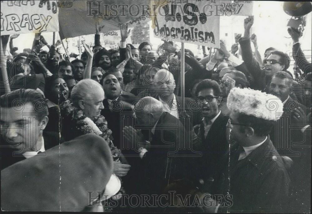 Press Photo Soviet ambassador in India Mr. N.M. Pegov - Historic Images