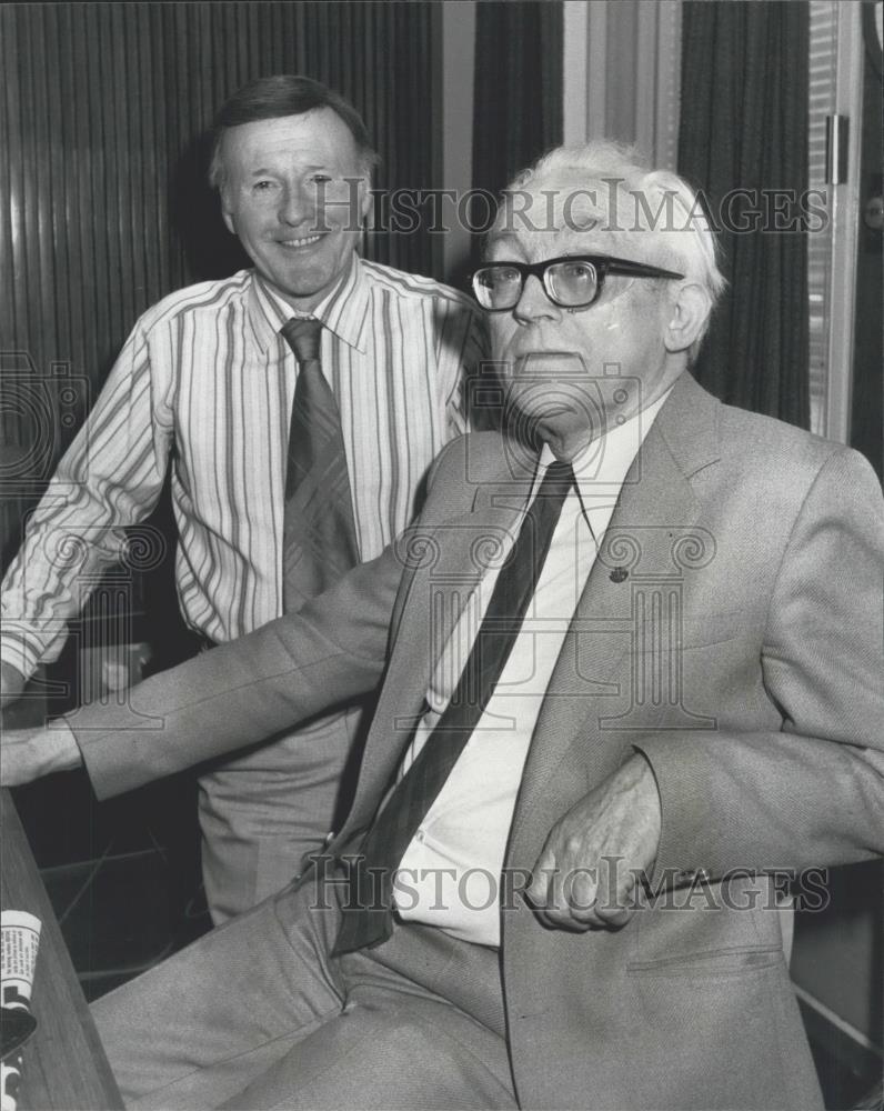 1981 Press Photo Michael Foot On Jimmy Young Show - Historic Images