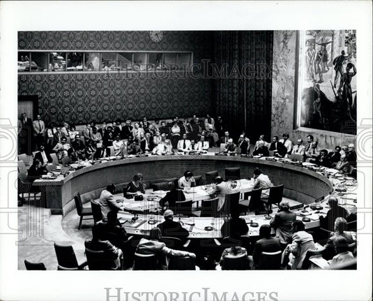 1979 Press Photo UN Security Council - Historic Images