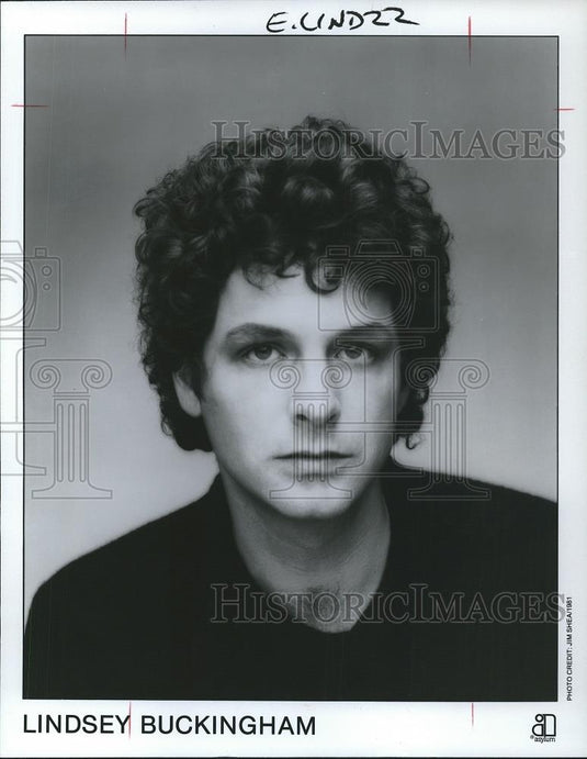 1981 Press Photo Lindsey Buckingham - cvp26464 - Historic Images