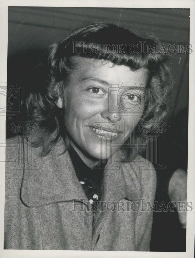 1953 Press Photo Libuse Cloude, Czech Refugee - Historic Images