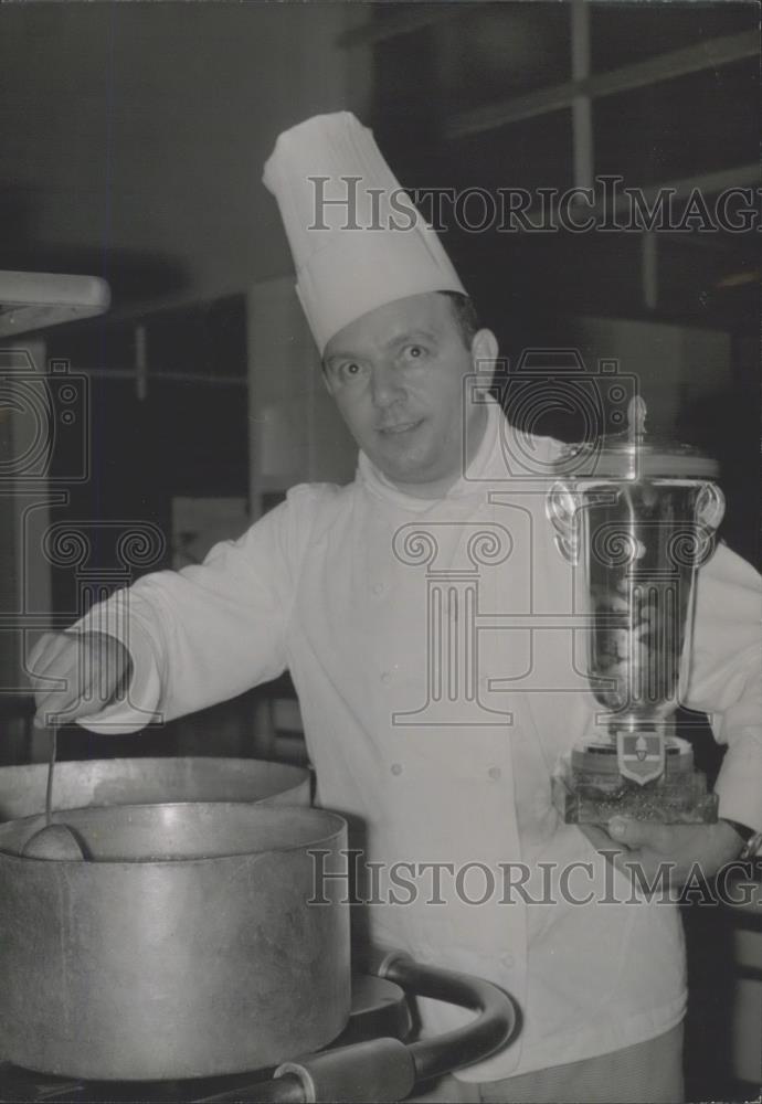 1967 Press Photo FranceÃ¢â¬s Top Chef Ã¢â¬âœ Andre Montagne, - Historic Images